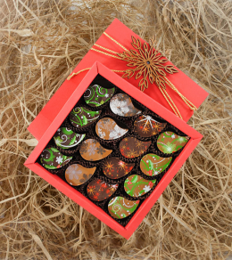 Pralini w kształcie łezki