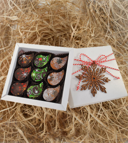 Pralinki w kształcie łezki