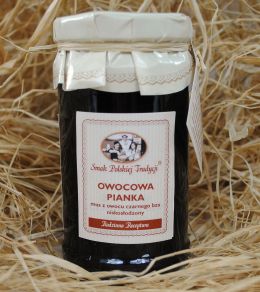 Owocowa Pianka - Mus z Owocu Czarnego Bzu niskosłodzony