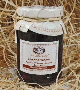 Z Okna Spiżarni - konfitura wiśniowa z rumem i goździkami