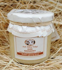 Miód Rzepakowy Nektarowy Kremowany z Cytryną