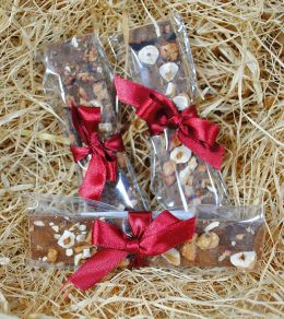 Sztabka z Czekolady Mlecznej ze Śliwką i Orzechem