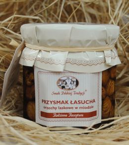 Przysmak Łasucha - Orzechy Laskowe w Miodzie