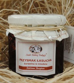 Przysmak Łasucha - Żurawina w Miodzie