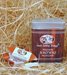 Polskie Krówki Mleczne w puszce